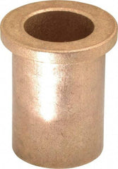 Boston Gear - 3/4" Inside x 1" Outside Diam, Oil Impregnated Bronze Sleeve Bearing - 1-1/4" Flange Outside Diam, 5/32" Flange Thickness, 1-1/2" OAL - USA Tool & Supply