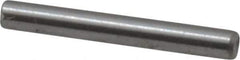 Made in USA - 1/16" Diam x 1/2" Pin Length Grade 8 Alloy Steel Standard Dowel Pin - Bright Finish, 1 Beveled & 1 Rounded End - USA Tool & Supply