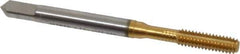 Guhring - #8-32 UNC 2BX Modified Bottoming Thread Forming Tap - Cobalt, TiN Finish, 2-1/8" OAL, 0.315" Thread Length, Right Hand Thread, Series 3940 - USA Tool & Supply