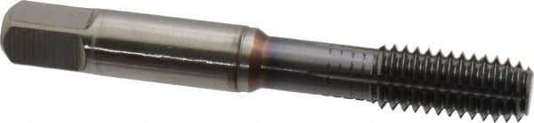Guhring - 3/8-16 UNC 2BX H8/H9 Thread Limit Modified Bottoming Thread Forming Tap - Cobalt, TiCN Finish, 2.941" OAL, 0.63" Thread Length, Right Hand Thread, Series 3943 - USA Tool & Supply