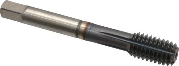 Guhring - 7/16-14 UNC 2BX H9/H10 Thread Limit Modified Bottoming Thread Forming Tap - Cobalt, TiCN Finish, 3.157" OAL, 0.709" Thread Length, Right Hand Thread, Series 3943 - USA Tool & Supply