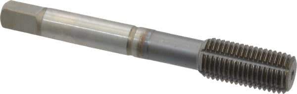 Guhring - 7/16-20 UNF 2BX H8/H9 Thread Limit Modified Bottoming Thread Forming Tap - Cobalt, TiCN Finish, 3.157" OAL, 0.512" Thread Length, Right Hand Thread, Series 3944 - USA Tool & Supply