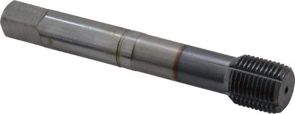 Guhring - 5/8-18 UNF 2BX H9/H10 Thread Limit Modified Bottoming Thread Forming Tap - Cobalt, TiCN Finish, 3.811" OAL, 0.59" Thread Length, Right Hand Thread, Series 3944 - USA Tool & Supply