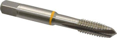 Guhring - 3/8-16 UNC, 3 Flute, Bright Finish, Cobalt Spiral Point Tap - Plug Chamfer, Right Hand Thread, 2.941" OAL, 0.79" Thread Length, 0.381" Shank Diam, 2B Class of Fit, Series 3901 - Exact Industrial Supply