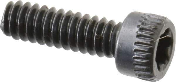 Camcar - #4-40 UNC Torx Plus Drive, Socket Cap Screw - Alloy Steel, Black Oxide Finish, Fully Threaded, 3/8" Length Under Head - USA Tool & Supply