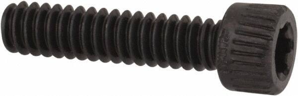 Camcar - #4-40 UNC Torx Plus Drive, Socket Cap Screw - Alloy Steel, Black Oxide Finish, Fully Threaded, 1/2" Length Under Head - USA Tool & Supply