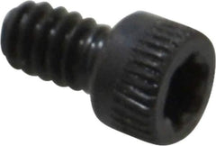 Camcar - #6-32 UNC Torx Plus Drive, Socket Cap Screw - Alloy Steel, Black Oxide Finish, Fully Threaded, 1/4" Length Under Head - USA Tool & Supply