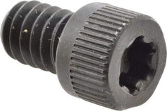 Camcar - 1/4-20 UNC Torx Plus Drive, Socket Cap Screw - Alloy Steel, Black Oxide Finish, Fully Threaded, 3/8" Length Under Head - USA Tool & Supply