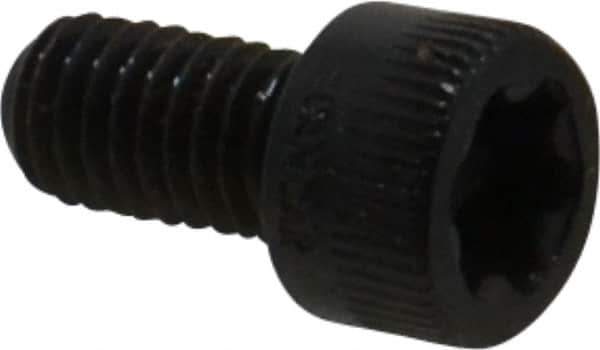 Camcar - #10-32 UNF Torx Plus Drive, Socket Cap Screw - Alloy Steel, Black Oxide Finish, Fully Threaded, 3/8" Length Under Head - USA Tool & Supply