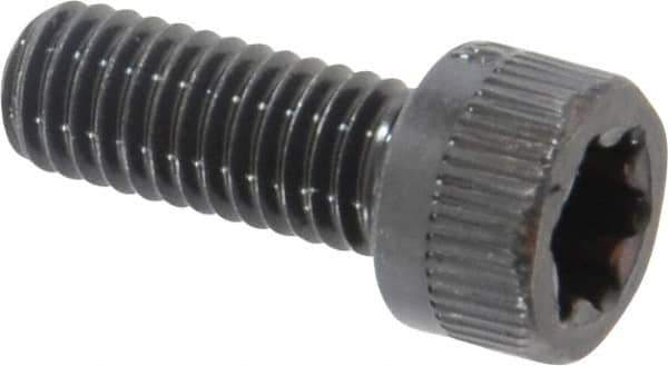 Camcar - #10-32 UNF Torx Plus Drive, Socket Cap Screw - Alloy Steel, Black Oxide Finish, Fully Threaded, 1/2" Length Under Head - USA Tool & Supply