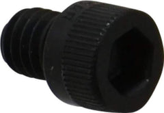 Made in USA - 5/16-18 UNC Hex Socket Drive, Socket Cap Screw - Alloy Steel, Black Oxide Finish, Fully Threaded, 3/8" Length Under Head - USA Tool & Supply