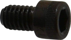 Made in USA - 5/16-18 UNC Hex Socket Drive, Socket Cap Screw - Alloy Steel, Black Oxide Finish, Fully Threaded, 1/2" Length Under Head - USA Tool & Supply