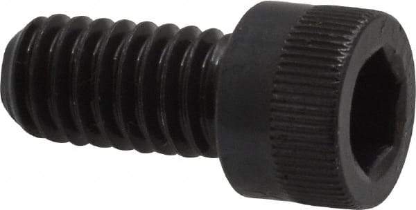 Made in USA - 5/16-18 UNC Hex Socket Drive, Socket Cap Screw - Alloy Steel, Black Oxide Finish, Fully Threaded, 5/8" Length Under Head - USA Tool & Supply