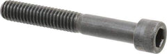 Made in USA - 5/16-18 UNC Hex Socket Drive, Socket Cap Screw - Alloy Steel, Black Oxide Finish, Partially Threaded, 2-1/4" Length Under Head - USA Tool & Supply
