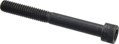 Made in USA - 5/16-18 UNC Hex Socket Drive, Socket Cap Screw - Alloy Steel, Black Oxide Finish, Partially Threaded, 2-3/4" Length Under Head - USA Tool & Supply