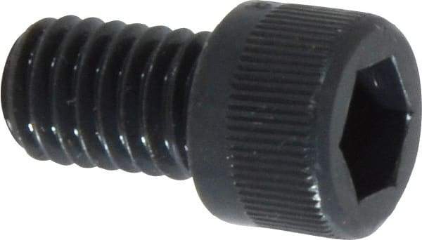 Made in USA - 3/8-16 UNC Hex Socket Drive, Socket Cap Screw - Alloy Steel, Black Oxide Finish, Fully Threaded, 5/8" Length Under Head - USA Tool & Supply