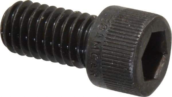Made in USA - 3/8-16 UNC Hex Socket Drive, Socket Cap Screw - Alloy Steel, Black Oxide Finish, Fully Threaded, 3/4" Length Under Head - USA Tool & Supply