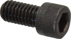 Made in USA - 3/8-16 UNC Hex Socket Drive, Socket Cap Screw - Alloy Steel, Black Oxide Finish, Fully Threaded, 3/4" Length Under Head - USA Tool & Supply