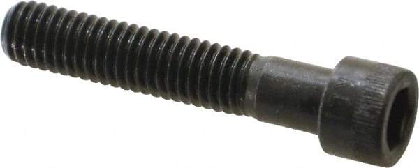 Made in USA - 3/8-16 UNC Hex Socket Drive, Socket Cap Screw - Alloy Steel, Black Oxide Finish, Partially Threaded, 2" Length Under Head - USA Tool & Supply