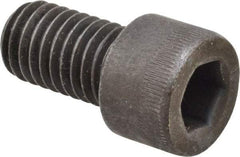 Made in USA - 1/2-13 UNC Hex Socket Drive, Socket Cap Screw - Alloy Steel, Black Oxide Finish, Fully Threaded, 7/8" Length Under Head - USA Tool & Supply