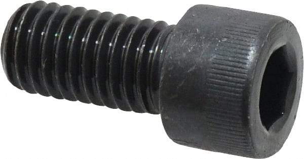 Made in USA - 1/2-13 UNC Hex Socket Drive, Socket Cap Screw - Alloy Steel, Black Oxide Finish, Fully Threaded, 1" Length Under Head - USA Tool & Supply