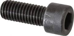 Made in USA - 1/2-13 UNC Hex Socket Drive, Socket Cap Screw - Alloy Steel, Black Oxide Finish, Fully Threaded, 1-1/4" Length Under Head - USA Tool & Supply