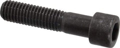 Made in USA - 1/2-13 UNC Hex Socket Drive, Socket Cap Screw - Alloy Steel, Black Oxide Finish, Partially Threaded, 2-1/4" Length Under Head - USA Tool & Supply