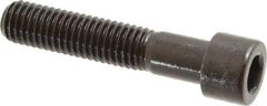 Made in USA - 1/2-13 UNC Hex Socket Drive, Socket Cap Screw - Alloy Steel, Black Oxide Finish, Partially Threaded, 2-1/2" Length Under Head - USA Tool & Supply
