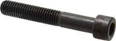 Made in USA - 1/2-13 UNC Hex Socket Drive, Socket Cap Screw - Alloy Steel, Black Oxide Finish, Partially Threaded, 3-1/4" Length Under Head - USA Tool & Supply