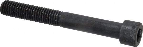 Made in USA - 1/2-13 UNC Hex Socket Drive, Socket Cap Screw - Alloy Steel, Black Oxide Finish, Partially Threaded, 4" Length Under Head - USA Tool & Supply