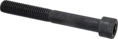 Made in USA - 1/2-13 UNC Hex Socket Drive, Socket Cap Screw - Alloy Steel, Black Oxide Finish, Partially Threaded, 4" Length Under Head - USA Tool & Supply