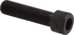 Made in USA - 1/4-28 UNF Hex Socket Drive, Socket Cap Screw - Alloy Steel, Black Oxide Finish, Fully Threaded, 1" Length Under Head - USA Tool & Supply