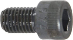 Made in USA - 5/16-24 UNF Hex Socket Drive, Socket Cap Screw - Alloy Steel, Black Oxide Finish, Fully Threaded, 1/2" Length Under Head - USA Tool & Supply