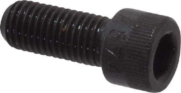 Made in USA - 5/16-24 UNF Hex Socket Drive, Socket Cap Screw - Alloy Steel, Black Oxide Finish, Fully Threaded, 3/4" Length Under Head - USA Tool & Supply