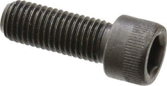 Made in USA - 5/16-24 UNF Hex Socket Drive, Socket Cap Screw - Alloy Steel, Black Oxide Finish, Fully Threaded, 7/8" Length Under Head - USA Tool & Supply