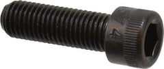 Made in USA - 5/16-24 UNF Hex Socket Drive, Socket Cap Screw - Alloy Steel, Black Oxide Finish, Fully Threaded, 1" Length Under Head - USA Tool & Supply
