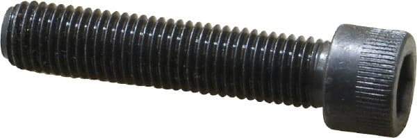 Made in USA - 5/16-24 UNF Hex Socket Drive, Socket Cap Screw - Alloy Steel, Black Oxide Finish, Fully Threaded, 1-1/2" Length Under Head - USA Tool & Supply