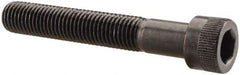 Made in USA - 5/16-24 UNF Hex Socket Drive, Socket Cap Screw - Alloy Steel, Black Oxide Finish, Partially Threaded, 2" Length Under Head - USA Tool & Supply
