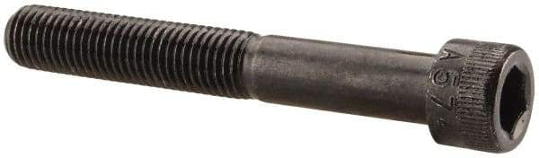 Made in USA - 5/16-24 UNF Hex Socket Drive, Socket Cap Screw - Alloy Steel, Black Oxide Finish, Partially Threaded, 2-1/4" Length Under Head - USA Tool & Supply