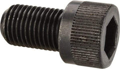 Made in USA - 3/8-24 UNF Hex Socket Drive, Socket Cap Screw - Alloy Steel, Black Oxide Finish, Fully Threaded, 5/8" Length Under Head - USA Tool & Supply
