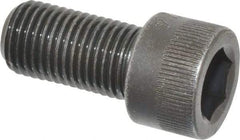 Made in USA - 3/8-24 UNF Hex Socket Drive, Socket Cap Screw - Alloy Steel, Black Oxide Finish, Fully Threaded, 3/4" Length Under Head - USA Tool & Supply