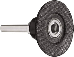 DeWALT - 3" Diam Quick-Change Disc Backing Pad - 1/4" Shank Diam, 20,000 RPM, Roloc Compatible - USA Tool & Supply