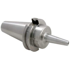 Techniks - 44mm Hole Diam, CAT40 Taper Shank Shrink Fit Tool Holder & Adapter - 80mm Projection, 10mm Nose Diam, Through Coolant - Exact Industrial Supply