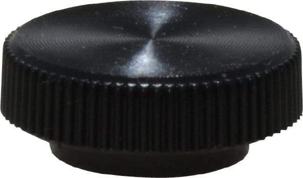 Made in USA - Knurled Plastic Thumb Screw - 5/8" OAL, 5/8" Head Diam x 1/4" Head Height - USA Tool & Supply