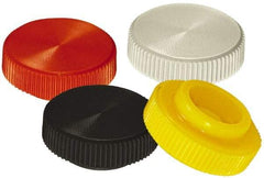 Made in USA - Knurled Plastic Thumb Screw - 13mm OAL, 13mm Head Diam x 5.5mm Head Height - USA Tool & Supply