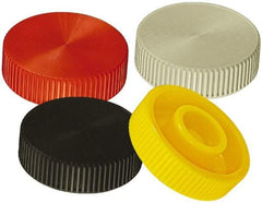 Made in USA - Knurled Plastic Thumb Screw - 1" OAL, 1" Head Diam x 13/32" Head Height - USA Tool & Supply
