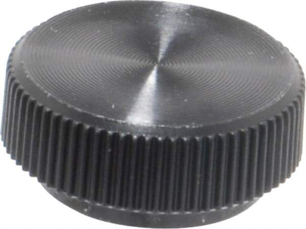 Made in USA - Knurled Plastic Thumb Screw - 13mm OAL, 13mm Head Diam x 5.5mm Head Height - USA Tool & Supply