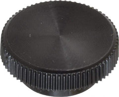 Made in USA - Knurled Plastic Thumb Screw - 19mm OAL, 19mm Head Diam x 7.6mm Head Height - USA Tool & Supply