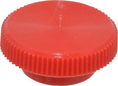 Made in USA - Knurled Plastic Thumb Screw - 3/4" OAL, 3/4" Head Diam x 5/16" Head Height - USA Tool & Supply