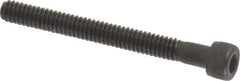 Value Collection - #5-40 UNC Hex Socket Drive, Socket Cap Screw - Alloy Steel, Black Oxide Finish, Partially Threaded, 1-1/4" Length Under Head - USA Tool & Supply
